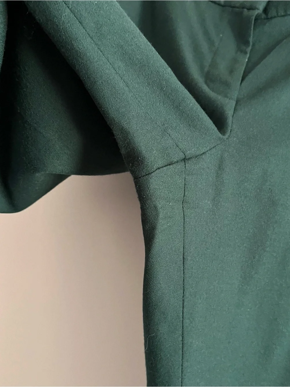 J.Crew 100% Wool Dress Pants Size 14 Green Straight Leg Career Office